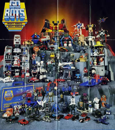 早期tonka推出的go-bots系列玩具challenge of the go-bots,被历史